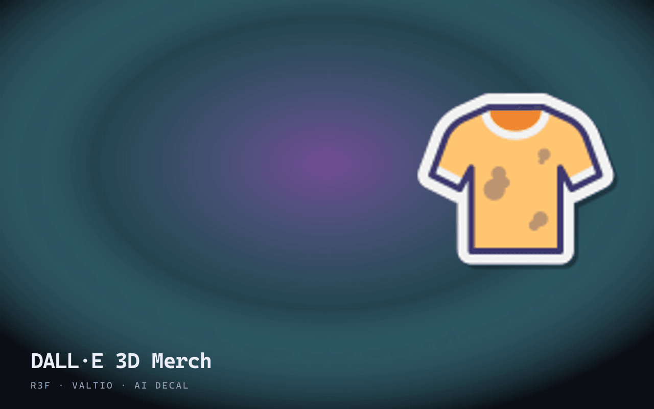 DALL·E 3D Merch screenshot