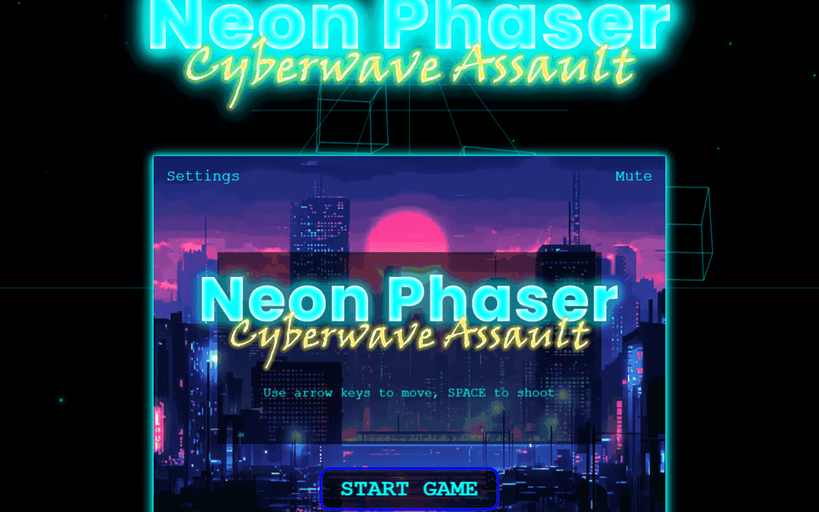 Neon Phaser: Cyberwave Assault screenshot