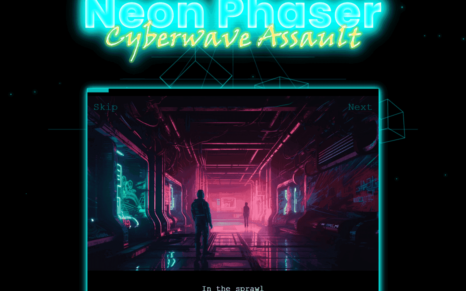 Neon Phaser story scene