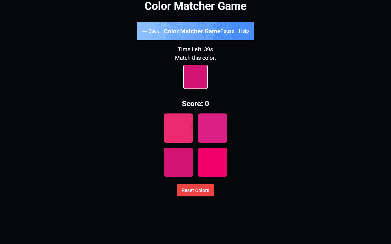 Color Match preview