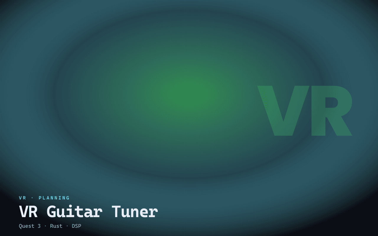 Screenshot of VR Guitar Tuner